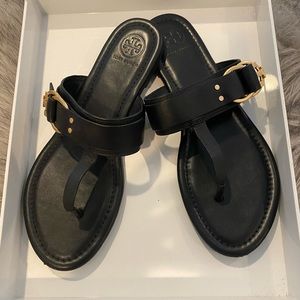 Tory Burch Black Marsden Sandals